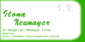 ilona neumayer business card